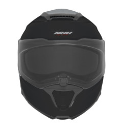 NOX KASK SZCZĘKOWY (FLIP-UP) Z BLENDĄ N967 SOLID KOLOR CZARNY POŁYSK ROZMIAR S (PINLOCK DO TEGO MODELU - FILMPINLOCK30DKS166)