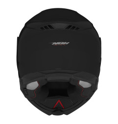 NOX KASK SZCZĘKOWY (FLIP-UP) Z BLENDĄ N967 SOLID KOLOR CZARNY POŁYSK ROZMIAR XXL (PINLOCK DO TEGO MODELU - FILMPINLOCK30DKS166)