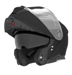 NOX KASK SZCZĘKOWY (FLIP-UP) Z BLENDĄ N967 SOLID KOLOR CZARNY MAT ROZMIAR S (PINLOCK DO TEGO MODELU - FILMPINLOCK30DKS166)