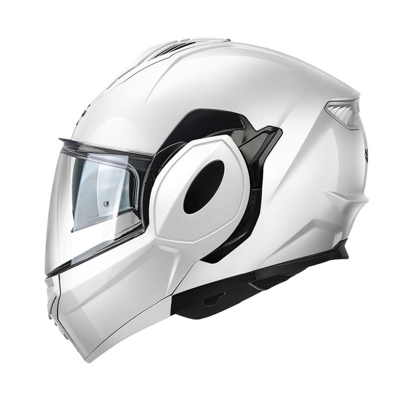 KAPPA KASK KV55 SOLID SZCZĘKOWY MODUŁOWY (FLIP-BACK) Z BLENDĄ KOLOR BIAŁY ROZMIAR 56 / S (HOMOLOGACJA ECE 22R06)