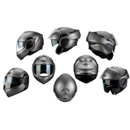 KAPPA KASK KV55 SOLID SZCZĘKOWY MODUŁOWY (FLIP-BACK) Z BLENDĄ KOLOR BIAŁY ROZMIAR 56 / S (HOMOLOGACJA ECE 22R06)