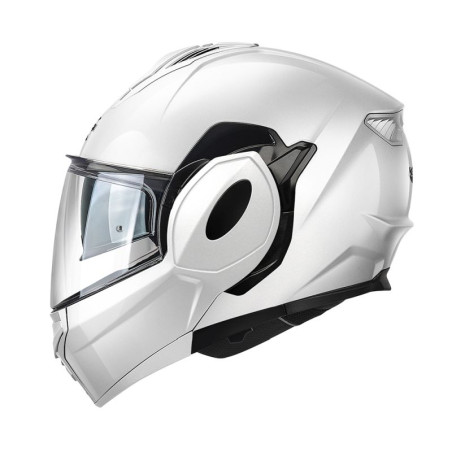 KAPPA KASK KV55 SOLID SZCZĘKOWY MODUŁOWY (FLIP-BACK) Z BLENDĄ KOLOR BIAŁY ROZMIAR 60 / L (HOMOLOGACJA ECE 22R06)