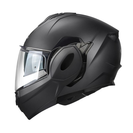KAPPA KASK KV55 SOLID SZCZĘKOWY MODUŁOWY (FLIP-BACK) Z BLENDĄ KOLOR CZARNY MATT ROZMIAR 58 / M (HOMOLOGACJA ECE 22R06)