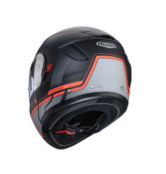 CABERG KASK SZCZĘKOWY FLIP-UP MODEL LEVO X ELITE KOLOR CZARNY MAT/SZARY/CZERWONY FLUO ROZMIAR L (PINLOCK W ZESTAWIE)