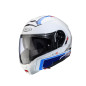 CABERG KASK SZCZĘKOWY FLIP-UP MODEL LEVO X ELITE KOLOR BIAŁY/NIEBIESKI/BŁĘKITNY POŁYSK ROZMIAR S (PINLOCK W ZESTAWIE)