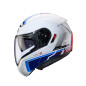 CABERG KASK SZCZĘKOWY FLIP-UP MODEL LEVO X ELITE KOLOR BIAŁY/NIEBIESKI/BŁĘKITNY POŁYSK ROZMIAR M (PINLOCK W ZESTAWIE)