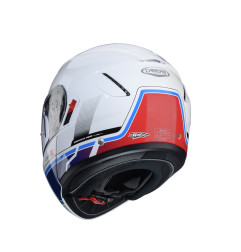 CABERG KASK SZCZĘKOWY FLIP-UP MODEL LEVO X ELITE KOLOR BIAŁY/NIEBIESKI/BŁĘKITNY POŁYSK ROZMIAR XL (PINLOCK W ZESTAWIE)