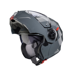 CABERG KASK SZCZĘKOWY FLIP-UP MODEL DUKE EVO SOLID KOLOR SZARY POŁYSK ROZMIAR M (PINLOCK W ZESTAWIE)