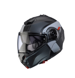 CABERG KASK SZCZĘKOWY FLIP-UP MODEL DUKE EVO INDY KOLOR SZARY/CZARNY MAT ROZMIAR S (PINLOCK W ZESTAWIE)