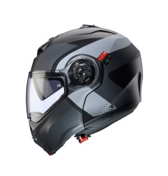 CABERG KASK SZCZĘKOWY FLIP-UP MODEL DUKE EVO INDY KOLOR SZARY/CZARNY MAT ROZMIAR XL (PINLOCK W ZESTAWIE)