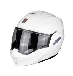 SCORPION KASK SZCZĘKOWY (SZCZĘKA DO TYŁU) EXO-TECH SOLID KOLOR BIAŁY ROZMIAR L