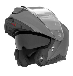 NOX KASK SZCZĘKOWY (FLIP-UP) Z BLENDĄ N967 SOLID KOLOR TYTANOWY MAT ROZMIAR M (PINLOCK DO TEGO MODELU - FILMPINLOCK30DKS166)