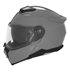 NOX KASK SZCZĘKOWY (FLIP-UP) Z BLENDĄ N967 SOLID KOLOR SZARY POŁYSK ROZMIAR L (PINLOCK DO TEGO MODELU - FILMPINLOCK30DKS166)