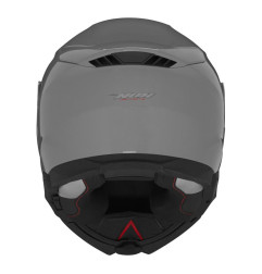 NOX KASK SZCZĘKOWY (FLIP-UP) Z BLENDĄ N967 SOLID KOLOR SZARY POŁYSK ROZMIAR XL (PINLOCK DO TEGO MODELU - FILMPINLOCK30DKS166)