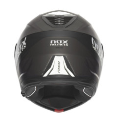 NOX PROMOCJA KASK SZCZĘKOWY (FLIP-UP) Z BLENDĄ N968 ULTRA KOLOR CZARNY/BIAŁY MAT ROZMIAR XL