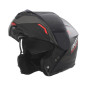 NOX PROMOCJA KASK SZCZĘKOWY (FLIP-UP) Z BLENDĄ N968 ULTRA KOLOR CZARNY/CZERWONY MAT ROZMIAR XXL