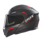 NOX PROMOCJA KASK SZCZĘKOWY (FLIP-UP) Z BLENDĄ N968 ULTRA KOLOR CZARNY/CZERWONY MAT ROZMIAR XXL