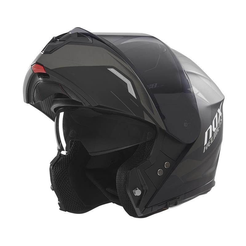 NOX PROMOCJA KASK SZCZĘKOWY (FLIP-UP) Z BLENDĄ N968 ULTRA KOLOR CZARNY/TYTANOWY MAT ROZMIAR XXL NOX PROMOCJA KASK SZCZĘKOWY (FLIP-UP) Z BLENDĄ N968 ULTRA KOLOR CZARNY/TYTANOWY MAT ROZMIAR XXL