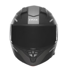 NOX PROMOCJA KASK SZCZĘKOWY (FLIP-UP) Z BLENDĄ N968 ULTRA KOLOR CZARNY/TYTANOWY MAT ROZMIAR XXL