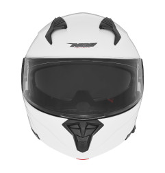 NOX KASK SZCZĘKOWY (FLIP-UP) Z BLENDĄ N968 KOLOR BIAŁY POŁYSK ROZMIAR XS