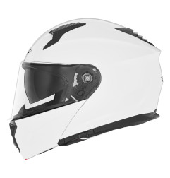 NOX KASK SZCZĘKOWY (FLIP-UP) Z BLENDĄ N968 KOLOR BIAŁY POŁYSK ROZMIAR XS