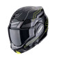 SCORPION KASK SZCZĘKOWY (SZCZĘKA DO TYŁU) EXO-TECH EVO CONQUER BLACK/NEON YELLOW KOLOR CZARNY/ŻÓŁTY FLUO ROZMIAR L