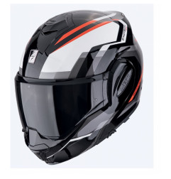 SCORPION KASK SZCZĘKOWY (SZCZĘKA DO TYŁU) EXO-TECH FURIO BLACK/RED KOLOR CZARNY/CZERWONY ROZMIAR XL