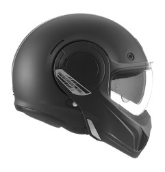 NOX PROMOCJA PREMIUM KASK SZCZĘKOWY (SZCZĘKA DO TYŁU) Z BLENDĄ STRATOS KOLOR CZARNY MAT ROZMIAR XS