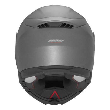 NOX KASK SZCZĘKOWY (FLIP-UP) Z BLENDĄ N967 SOLID KOLOR TYTANOWY MAT ROZMIAR S
