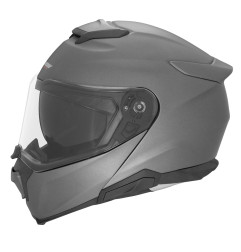 NOX KASK SZCZĘKOWY (FLIP-UP) Z BLENDĄ N967 SOLID KOLOR TYTANOWY MAT ROZMIAR S