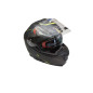 NOX PROMOCJA KASK SZCZĘKOWY (FLIP-UP) Z BLENDĄ N967 SYNCHRO KOLOR CZARNY/ŻÓŁTY FLUO/SZARY MAT ROZMIAR S - drobne rysy na kasku