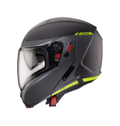 CABERG KASK SZCZĘKOWY FLIP-UP MODEL HORUS X RAY CZARNY MAT/SZARY/ŻÓŁTY FLUO ROZMIAR M