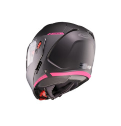 CABERG KASK SZCZĘKOWY FLIP-UP MODEL HORUS X RAY CZARNY MAT/SZARY/FUKSJA (INTENSYWNY ODCIEŃ RÓŻOWEGO) ROZMIAR S