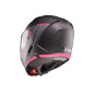 CABERG KASK SZCZĘKOWY FLIP-UP MODEL HORUS X RAY CZARNY MAT/SZARY/FUKSJA (INTENSYWNY ODCIEŃ RÓŻOWEGO) ROZMIAR S