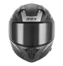 NOX KASK SZCZĘKOWY (FLIP-UP) Z BLENDĄ N968 SHIFT KOLOR CZARNY/SREBRNY MAT ROZMIAR XL