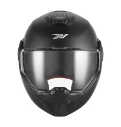NOX PREMIUM KASK SZCZĘKOWY FLIP-BACK (SZCZĘKA DO TYŁU) Z BLENDĄ SPINNER KOLOR CZARNY MAT ROZMIAR XXL