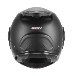 NOX PREMIUM KASK SZCZĘKOWY FLIP-BACK (SZCZĘKA DO TYŁU) Z BLENDĄ SPINNER KOLOR CZARNY MAT ROZMIAR XXL