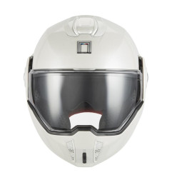 NOX PREMIUM KASK SZCZĘKOWY FLIP-BACK (SZCZĘKA DO TYŁU) Z BLENDĄ SPINNER KOLOR BIAŁY POŁYSK ROZMIAR S