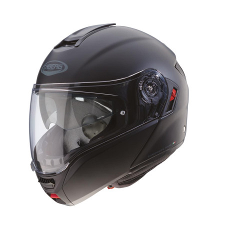 CABERG KASK SZCZĘKOWY FLIP-UP MODEL LEVO X SOLID KOLOR CZARNY MAT ROZMIAR M (PINLOCK W ZESTAWIE)