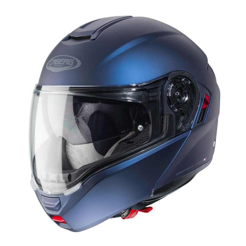 CABERG KASK SZCZĘKOWY FLIP-UP MODEL LEVO X SOLID KOLOR NIEBIESKI MAT (YAMAHA) ROZMIAR L (PINLOCK W ZESTAWIE)