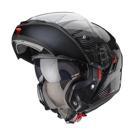 CABERG KASK SZCZĘKOWY FLIP-UP MODEL LEVO X CARBON KOLOR KARBON ROZMIAR XL (PINLOCK W ZESTAWIE)