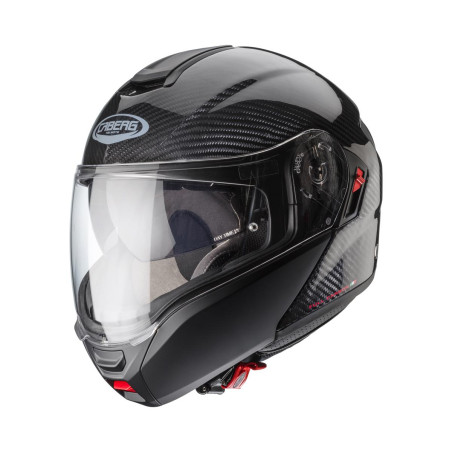 CABERG KASK SZCZĘKOWY FLIP-UP MODEL LEVO X CARBON KOLOR KARBON ROZMIAR XS (PINLOCK W ZESTAWIE)