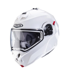 CABERG KASK SZCZĘKOWY FLIP-UP MODEL DUKE EVO SOLID KOLOR BIAŁY POŁYSK ROZMIAR S (PINLOCK W ZESTAWIE)