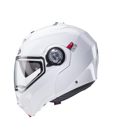 CABERG KASK SZCZĘKOWY FLIP-UP MODEL DUKE EVO SOLID KOLOR BIAŁY POŁYSK ROZMIAR M (PINLOCK W ZESTAWIE)