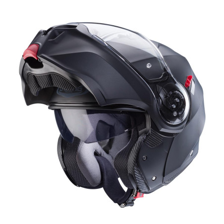 CABERG KASK SZCZĘKOWY FLIP-UP MODEL DUKE EVO SOLID KOLOR CZARNY MAT ROZMIAR XS (PINLOCK W ZESTAWIE)