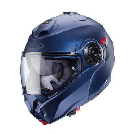 CABERG KASK SZCZĘKOWY FLIP-UP MODEL DUKE EVO SOLID KOLOR NIEBIESKI MAT (YAMAHA) ROZMIAR XL (PINLOCK W ZESTAWIE)