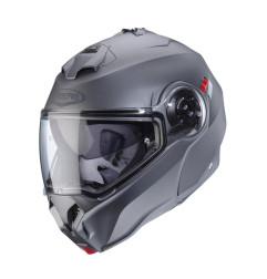 CABERG KASK SZCZĘKOWY FLIP-UP MODEL DUKE EVO SOLID KOLOR SZARY MAT KAMO ROZMIAR S (PINLOCK W ZESTAWIE)