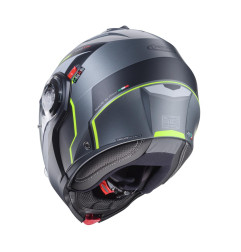 CABERG KASK SZCZĘKOWY FLIP-UP MODEL DUKE EVO MOVE KOLOR SZARY MAT/CZARNY/ŻÓŁTY FLUO ROZMIAR M (PINLOCK W ZESTAWIE)