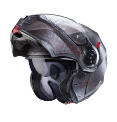 CABERG PROMOCJA KASK SZCZĘKOWY FLIP-UP MODEL DUKE EVO RUSTY KOLOR SZARY/RDZAWY ROZMIAR XL (PINLOCK W ZESTAWIE)
