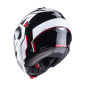 CABERG PROMOCJA KASK SZCZĘKOWY FLIP-UP MODEL DUKE EVO MOVE KOLOR CZARNY/BIAŁY/CZERWONY ROZMIAR XL (PINLOCK W ZESTAWIE)